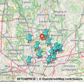 Mappa Via Garibaldi, 20832 Desio MB, Italia (6.20917)