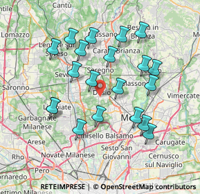 Mappa Via Garibaldi, 20832 Desio MB, Italia (7.1245)