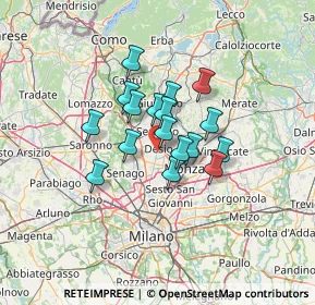 Mappa Via Garibaldi, 20832 Desio MB, Italia (8.98471)