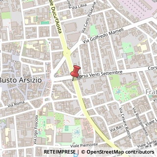 Mappa Viale Luigi Cadorna, 2, 21052 Busto Arsizio, Varese (Lombardia)