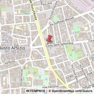 Mappa Corso XX Settembre, 7, 21052 Busto Arsizio, Varese (Lombardia)