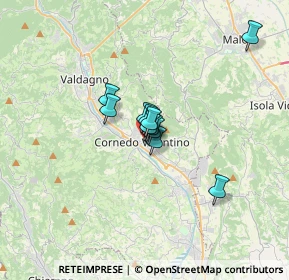 Mappa Via Tassoni, 36073 Cornedo Vicentino VI, Italia (1.76364)