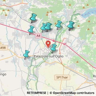 Mappa Via Don Luigi Brumana, 24060 Castelli Calepio BG, Italia (3.83273)