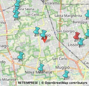 Mappa Via Alessandro Manzoni, 20832 Desio MB, Italia (3.02143)