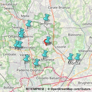 Mappa Via Alessandro Manzoni, 20832 Desio MB, Italia (4.50083)