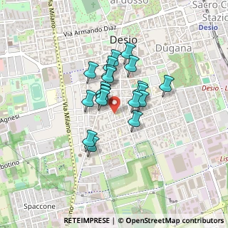 Mappa Via Alessandro Manzoni, 20832 Desio MB, Italia (0.291)
