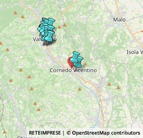 Mappa Via Monsignor G. Arena, 36073 Cornedo Vicentino VI, Italia (3.94)