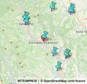 Mappa Via Giacomuni, 36073 Cornedo Vicentino VI, Italia (4.78545)