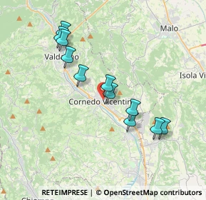 Mappa Via Giacomuni, 36073 Cornedo Vicentino VI, Italia (3.39909)