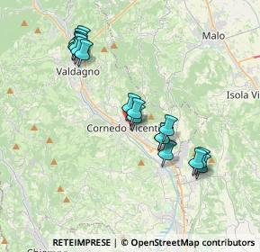 Mappa Via Giacomuni, 36073 Cornedo Vicentino VI, Italia (3.58706)