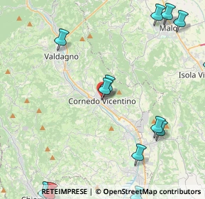 Mappa Via Giacomuni, 36073 Cornedo Vicentino VI, Italia (5.92462)