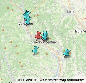 Mappa Via Giacomuni, 36073 Cornedo Vicentino VI, Italia (3.12929)