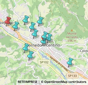 Mappa Via Giacomuni, 36073 Cornedo Vicentino VI, Italia (0.85667)