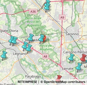 Mappa SP 527, 20027 Rescaldina MI, Italia (6.07063)