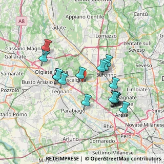 Mappa Strada Provinciale, 20027 Rescaldina MI, Italia (6.72118)