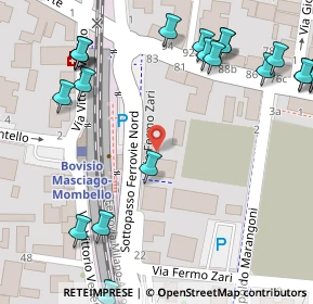 Mappa Via Zari, 20813 Bovisio-Masciago MB, Italia (0.09583)