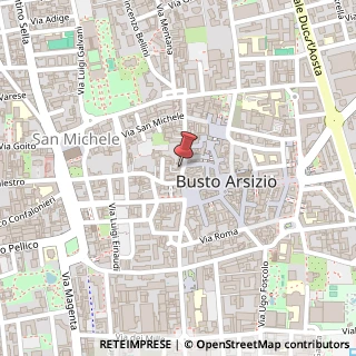Mappa Via Montebello, 5, 21052 Busto Arsizio, Varese (Lombardia)