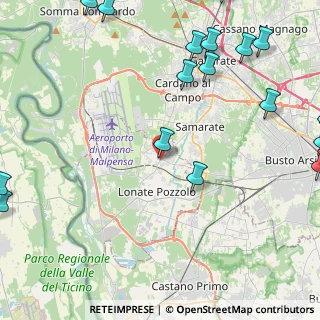 Mappa Piazza S. Martino, 21010 Ferno VA, Italia (6.59353)