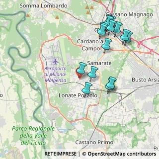 Mappa Piazza S. Martino, 21010 Ferno VA, Italia (4.4475)