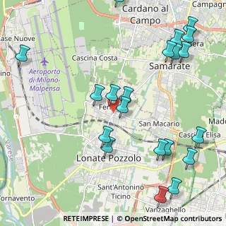 Mappa Piazza S. Martino, 21010 Ferno VA, Italia (2.62)