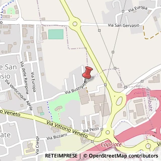 Mappa Via Bustigatti,  27, 24042 Capriate San Gervasio, Bergamo (Lombardia)
