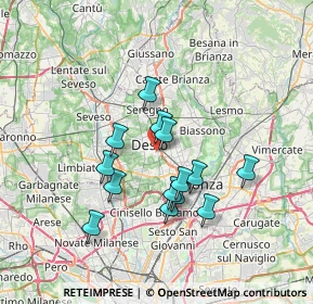 Mappa Via Luigi Pirandello, 20033 Desio MB, Italia (5.89071)