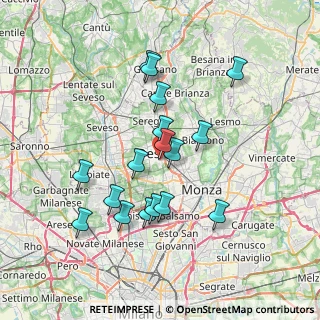 Mappa Via Luigi Pirandello, 20033 Desio MB, Italia (6.62529)