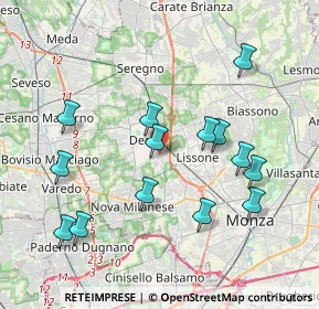 Mappa Via Luigi Pirandello, 20033 Desio MB, Italia (3.965)