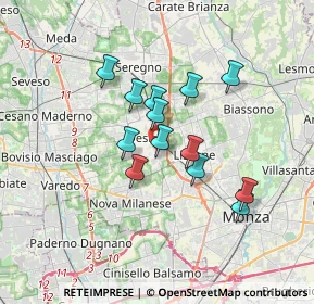 Mappa Via Luigi Pirandello, 20033 Desio MB, Italia (2.68923)