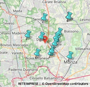 Mappa Via Luigi Pirandello, 20033 Desio MB, Italia (2.99462)