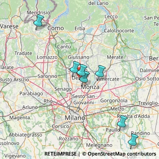 Mappa Via Luigi Pirandello, 20033 Desio MB, Italia (36.35583)
