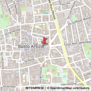 Mappa Via Milano, 10, 21052 Busto Arsizio, Varese (Lombardia)