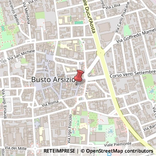 Mappa Via San Gregorio, 4, 21052 Busto Arsizio, Varese (Lombardia)