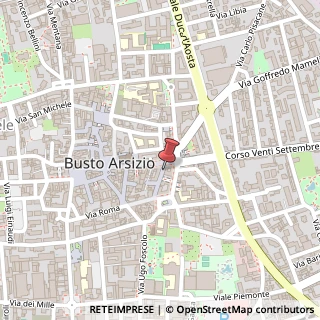 Mappa Via s. gregorio 4, 21052 Busto Arsizio, Varese (Lombardia)