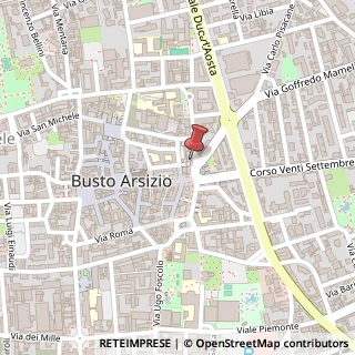 Mappa Piazza Giuseppe Garibaldi, 1E, 21052 Busto Arsizio, Varese (Lombardia)