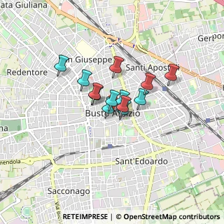 Mappa Piazza di San Giovanni, 21052 Busto Arsizio VA, Italia (0.50154)