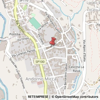 Mappa Via San Lorenzo, 3, 13811 Andorno Micca, Biella (Piemonte)