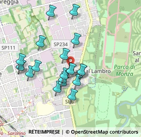 Mappa Via Rimembranze, 20854 Vedano al Lambro MB, Italia (0.83)