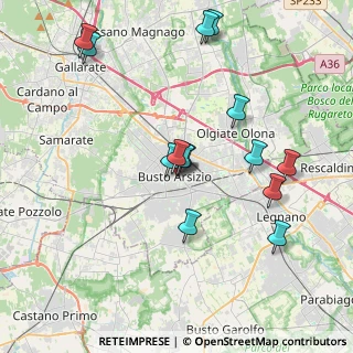 Mappa Via Milano, 21052 Busto Arsizio VA, Italia (3.89571)