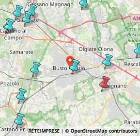 Mappa Via Don Giovanni Minzoni &, 21052 Busto Arsizio VA, Italia (6.19923)