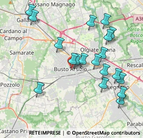 Mappa Via Don Giovanni Minzoni &, 21052 Busto Arsizio VA, Italia (4.11474)