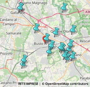 Mappa Via Don Giovanni Minzoni &, 21052 Busto Arsizio VA, Italia (4.07389)