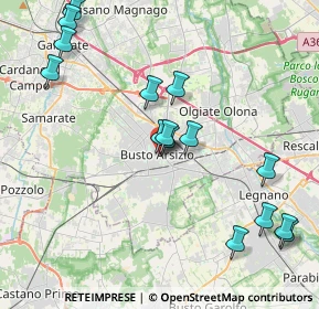 Mappa Via Don Giovanni Minzoni &, 21052 Busto Arsizio VA, Italia (4.44133)