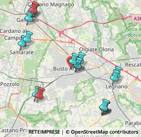 Mappa Via Don Giovanni Minzoni &, 21052 Busto Arsizio VA, Italia (4.80333)