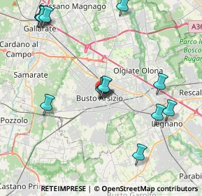 Mappa Via Don Giovanni Minzoni &, 21052 Busto Arsizio VA, Italia (4.60538)