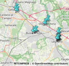 Mappa Via Don Giovanni Minzoni &, 21052 Busto Arsizio VA, Italia (4.36077)