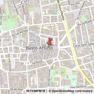 Mappa Via Milano, 3, 21052 Busto Arsizio, Varese (Lombardia)