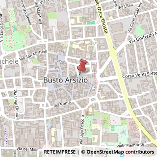 Mappa Via Milano, 5, 21052 Busto Arsizio, Varese (Lombardia)