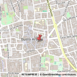 Mappa Via Milano, 4, 21052 Busto Arsizio, Varese (Lombardia)