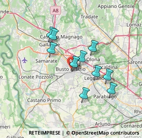 Mappa Via Don Giovanni Minzoni &, 21052 Busto Arsizio VA, Italia (5.44909)